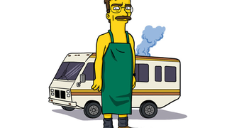 Así sería Breaking Bad si fuera un <em>Spin-off</em> de Los Simpson